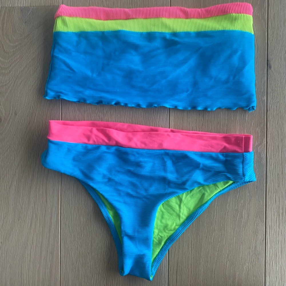 Body Glove Sz S bikini bandeau set